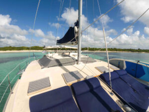 36ft la Yoya Catamaran Cozumel front view